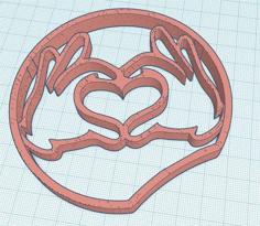 Mickey Ears Heart 3D Printer Model