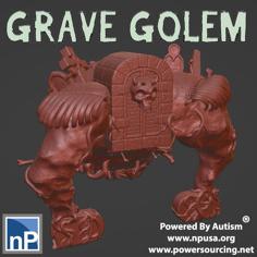 Grave Golem 3D Printer Model