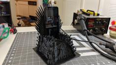 Iron Throne Phone Stand And Wireless Charger 3D Printer Model