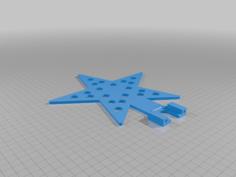 20 Pixel EVO Star Yard Stake 3D Printer Model