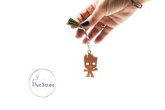 HAPPY GROOT MARVEL KEYCHAIN 3D Printer Model