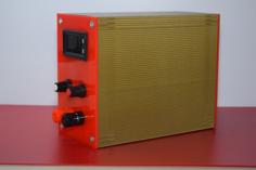 Lab Power Supply Enclosure, Box (Vertical) 3D Printer Model