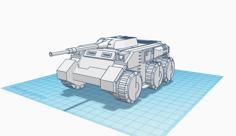 Anubis, Light Recon Tank 3D Printer Model