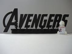 Avengers Rotating Logo 3D Printer Model