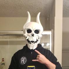 Oni Trivium Skull Mask 3D Printer Model