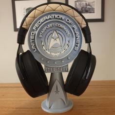 Star Trek Headphone SStand 3D Printer Model