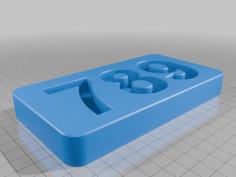 0-9 Number Boards 3D Printer Model