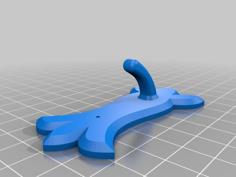 Decorative Coat Hook 3D Printer Model