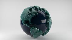 Stylish Globe 3-5 3D Printer Model