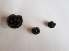 Flower Earrings And Brooch 3D Printer Model