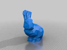 Low Poly Bunny Vase Mode 3D Printer Model