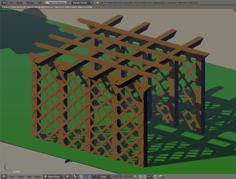 Trellis Mesh / Fencing 3D Printer Model