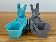 Low Poly Easter Bunny 3D Printer Model