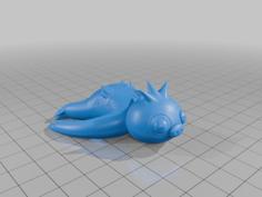 Pokemon Slakoth #287 – Optimized For 3D Printing 3D Printer Model