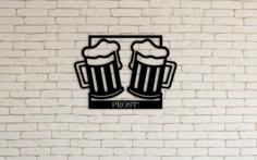 Beer Wall Art 3D Printer Model