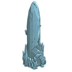 OpenForge – Crystal Shard (Tower) 3D Printer Model