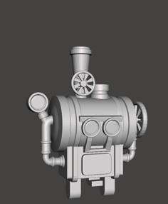 Steampunk Engine (small) – Tabletop Miniatures 3D Printer Model