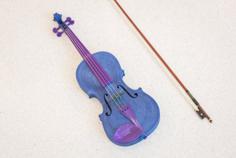 Full Size Acoustic Violin 3D Printer Model