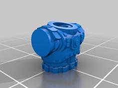 28mm Astro Warrior Torso 3D Printer Model