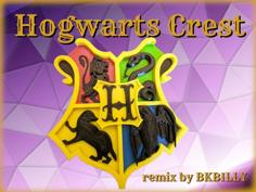 Hogwarts Crest 3D Printer Model