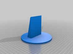 Simple HT Radio Stand 3D Printer Model