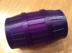 Barrel With Lid 3D Printer Model