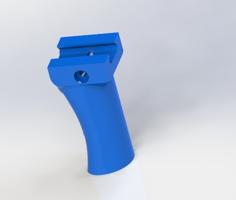 Airsoft Foregrip, Easy Print 3D Printer Model