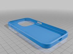 IPhone 15 Pro Ultra Thin Case 3D Printer Model