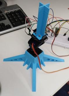 SOLAR TRACKER V2 – Support For LDR Sensors Plus Base – Arduino 3D Printer Model