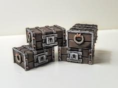 Locked Chest 3D Printer Model