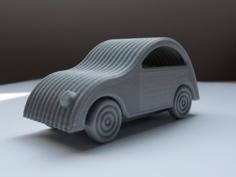 Little Printed Cars: 2CV Tribute 3D Printer Model