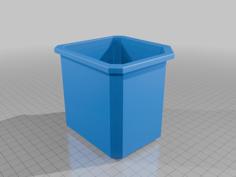 Milwaukee Packout 2 Wheeled Trolley Bins 3D Printer Model