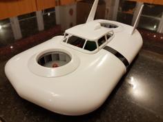 CC-2 002 Cushioncraft, Skirtless Hovercraft, RC Model, 1:25 Scale, 3d Printed Cc2 3D Printer Model