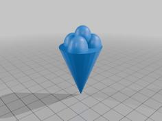 Ice Cream 3D Printer Model