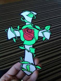 Cross Bookmark 3D Printer Model