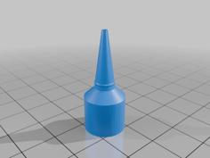 Super Glue Tip Cap Small 3D Printer Model