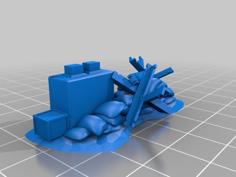 Fallout Tactics Inspired Barricades 3D Printer Model