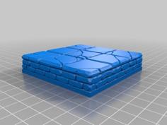 TileScape Platform Tile (from TileScape Sewers Core Set) 3D Printer Model