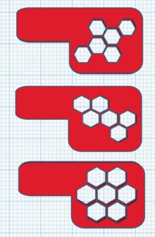 Honey Comb Stencils 3D Printer Model