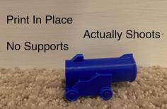 Cannon(Working) 3D Printer Model