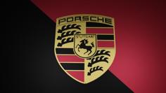 Porsche Logo 3D Printer Model