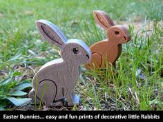 Easter Bunnies 3D Printer Model