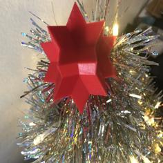 Christmas Star For Top Of Tree 3D Printer Model