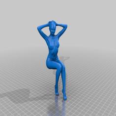 Girl … Sun Is Up 3D Printer Model