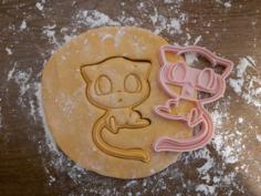 Cookie Cutter Mew (Pokémon) 3D Printer Model