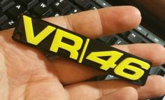 VR46 Keychain 3D Printer Model