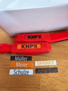 Customizable Label For “Knipextend” Pliers By Knipex 3D Printer Model