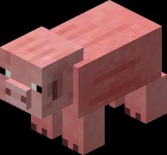 Minecraft Pig 3D Printer Model