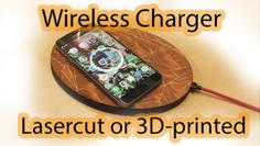 Wireless Charger For Cellphone Or Smartwatch 3D Printer Model