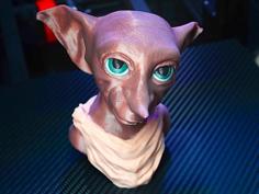 Dobby Multicolor Bust Support Free ERCF MMU Mosaic Palette 3D Printer Model